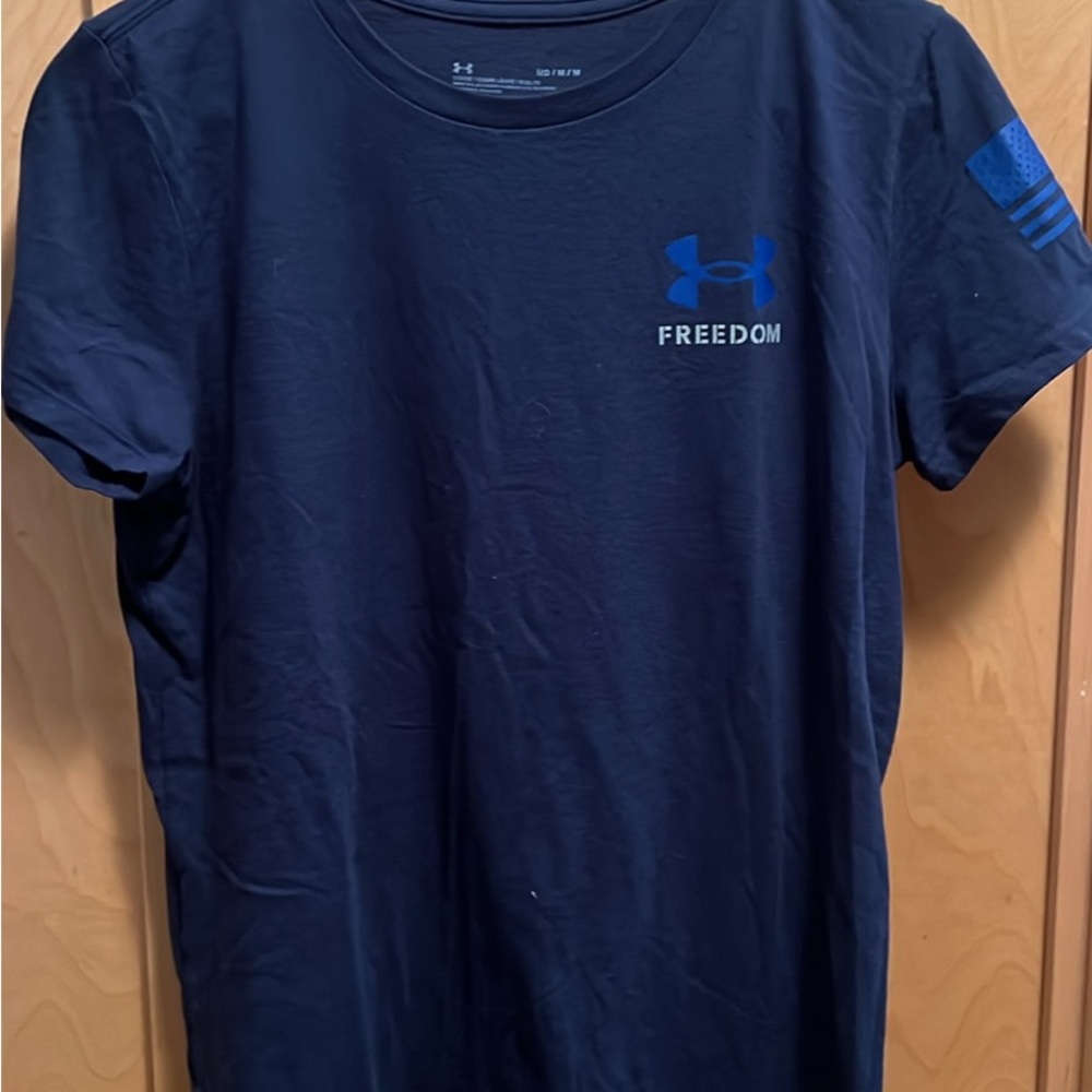 Under Armour Navy Freedom Short Sleeve Tee